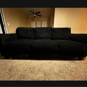 Black sofa
